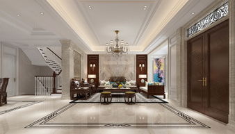 苏州360㎡混搭风格装修设计案例 融合东西方美学的雅致生活空间